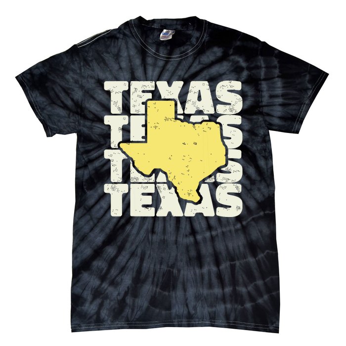 Vintage Texas Usa State Tie-Dye T-Shirt