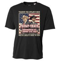 Victory Trump Vance 2024 Outlaw Hillbily Inauguration Cooling Performance Crew T-Shirt