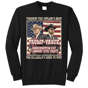 Victory Trump Vance 2024 Outlaw Hillbily Inauguration Sweatshirt