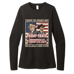 Victory Trump Vance 2024 Outlaw Hillbily Inauguration Womens CVC Long Sleeve Shirt