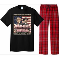 Victory Trump Vance 2024 Outlaw Hillbily Inauguration Pajama Set