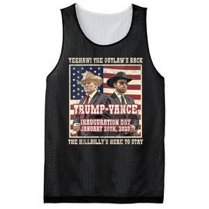 Victory Trump Vance 2024 Outlaw Hillbily Inauguration Mesh Reversible Basketball Jersey Tank