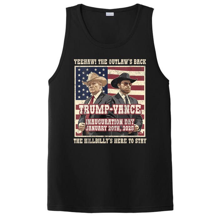 Victory Trump Vance 2024 Outlaw Hillbily Inauguration PosiCharge Competitor Tank