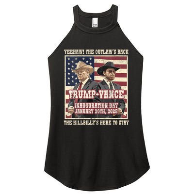 Victory Trump Vance 2024 Outlaw Hillbily Inauguration Women's Perfect Tri Rocker Tank