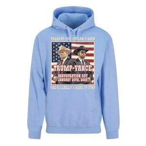 Victory Trump Vance 2024 Outlaw Hillbily Inauguration Unisex Surf Hoodie