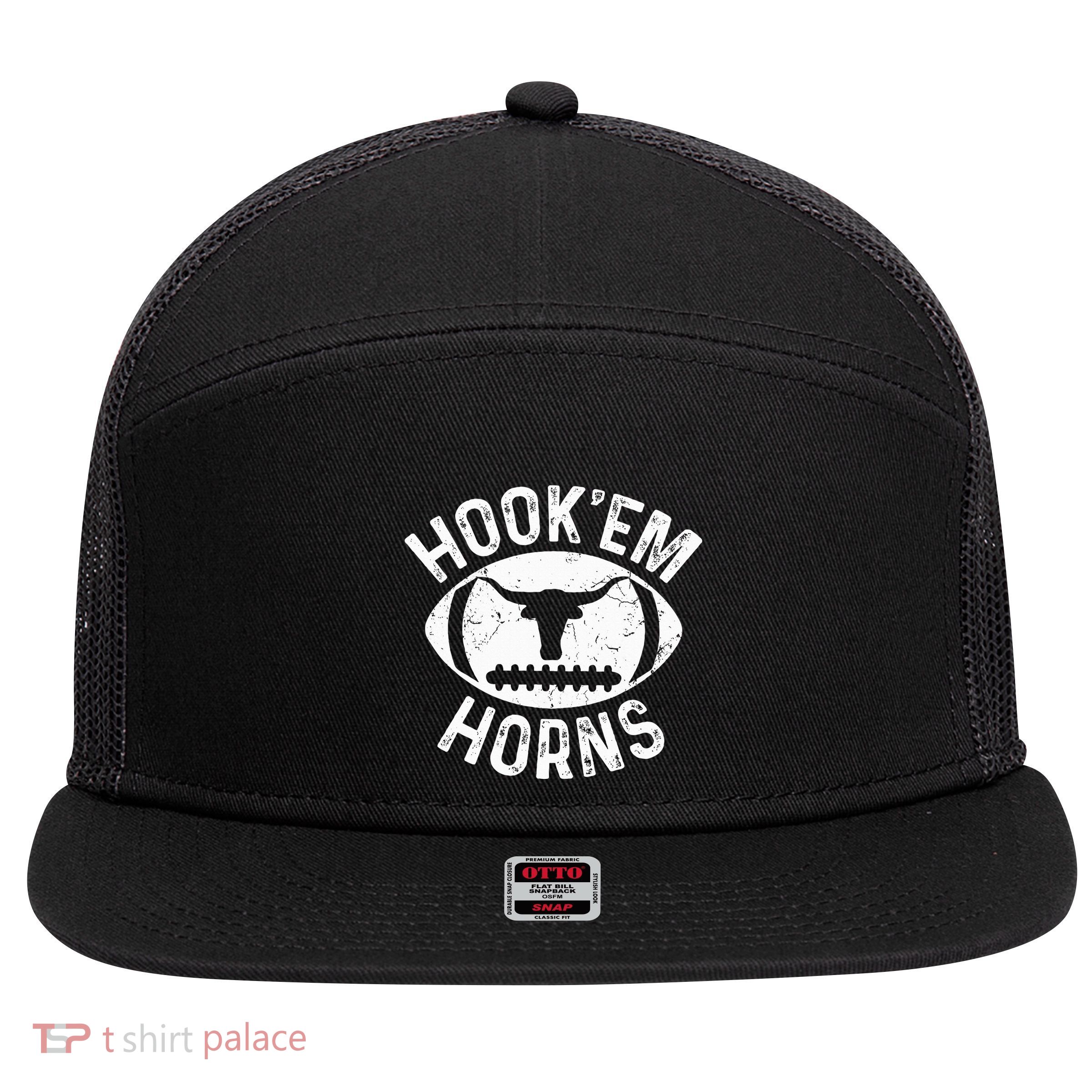 Vintage Texas 7 Panel Mesh Trucker Snapback Hat