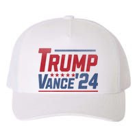 Vintage Trump Vance 24 Make America Great Again Usa Election Yupoong Adult 5-Panel Trucker Hat