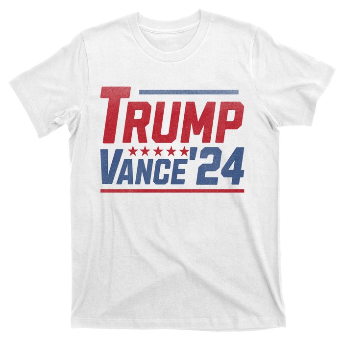 Vintage Trump Vance 24 Make America Great Again Usa Election T-Shirt