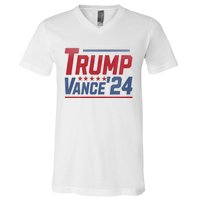 Vintage Trump Vance 24 Make America Great Again Usa Election V-Neck T-Shirt