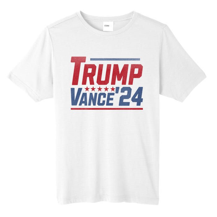 Vintage Trump Vance 24 Make America Great Again Usa Election Tall Fusion ChromaSoft Performance T-Shirt