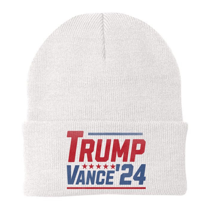 Vintage Trump Vance 24 Make America Great Again Usa Election Knit Cap Winter Beanie