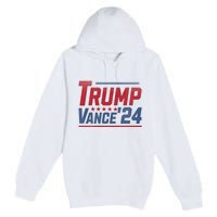 Vintage Trump Vance 24 Make America Great Again Usa Election Premium Pullover Hoodie