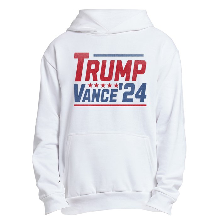 Vintage Trump Vance 24 Make America Great Again Usa Election Urban Pullover Hoodie