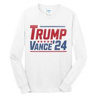 Vintage Trump Vance 24 Make America Great Again Usa Election Tall Long Sleeve T-Shirt