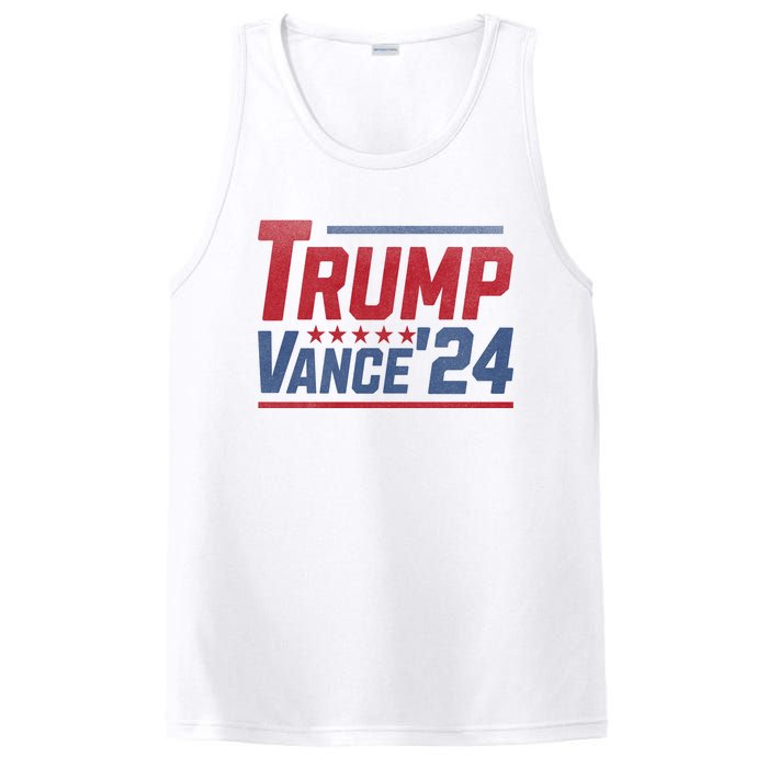 Vintage Trump Vance 24 Make America Great Again Usa Election PosiCharge Competitor Tank