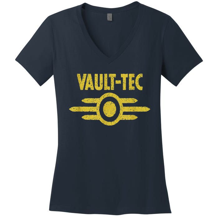 Vault Tec Women's V-Neck T-Shirt