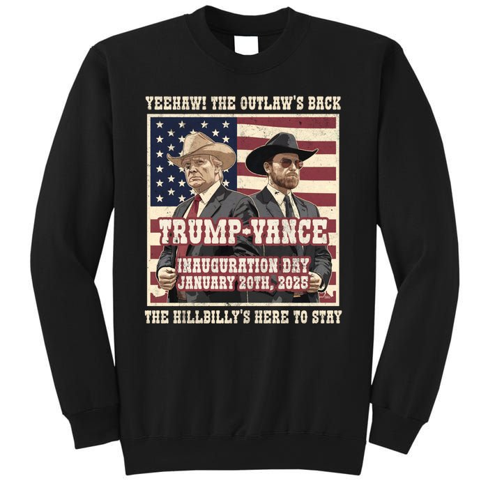 Victory Trump Vance 2024 Outlaw Hillbily Inauguration Sweatshirt