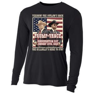 Victory Trump Vance 2024 Outlaw Hillbily Inauguration Cooling Performance Long Sleeve Crew