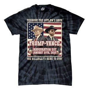 Victory Trump Vance 2024 Outlaw Hillbily Inauguration Tie-Dye T-Shirt