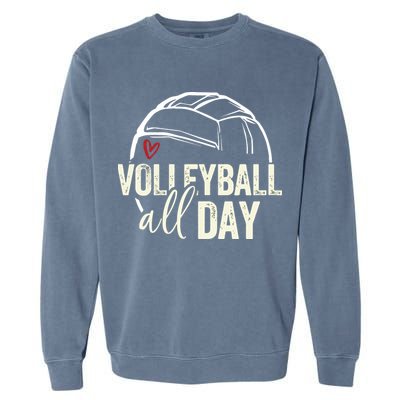 Volleyball Teen Volleyball Graphic Volleyball Garment-Dyed Sweatshirt