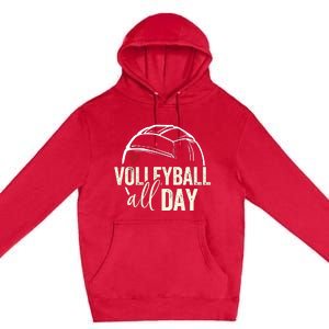 Volleyball Teen Volleyball Graphic Volleyball Premium Pullover Hoodie