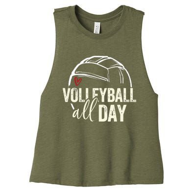 Volleyball Teen Volleyball Graphic Volleyball Women's Racerback Cropped Tank