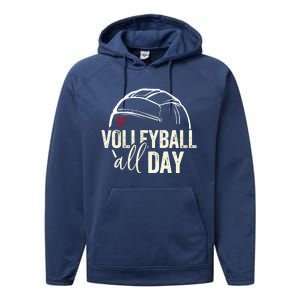 Volleyball Teen Volleyball Graphic Volleyball Performance Fleece Hoodie