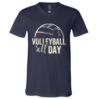 Volleyball Teen Volleyball Graphic Volleyball V-Neck T-Shirt