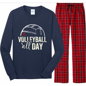 Volleyball Teen Volleyball Graphic Volleyball Long Sleeve Pajama Set