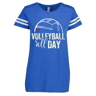 Volleyball Teen Volleyball Graphic Volleyball Enza Ladies Jersey Football T-Shirt