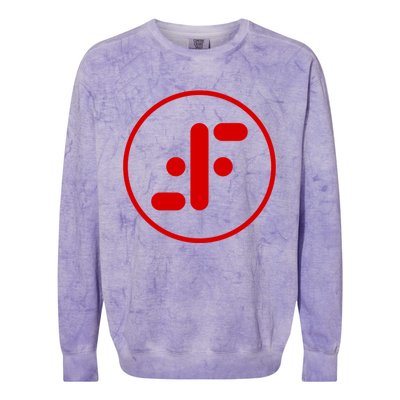 V The Visitors Insignia (Red) Colorblast Crewneck Sweatshirt