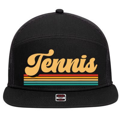 Vintage Tennis 7 Panel Mesh Trucker Snapback Hat