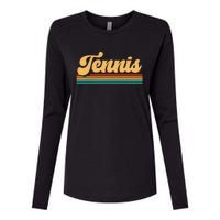 Vintage Tennis Womens Cotton Relaxed Long Sleeve T-Shirt