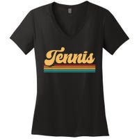 Vintage Tennis Women's V-Neck T-Shirt