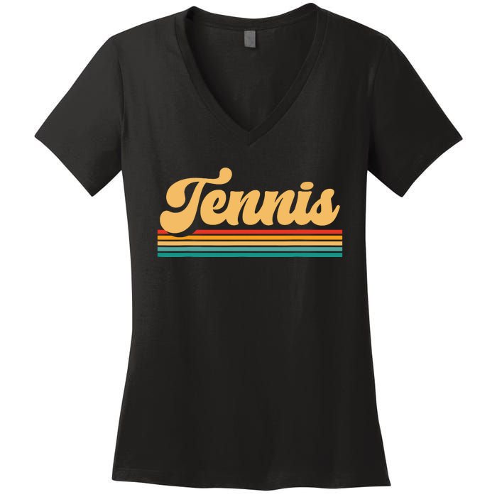 Vintage Tennis Women's V-Neck T-Shirt