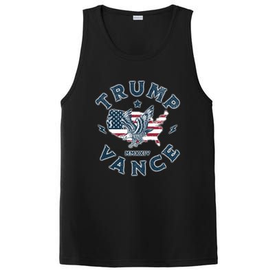 Vintage Trump Vance 2024 Campaign PosiCharge Competitor Tank