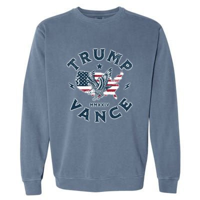 Vintage Trump Vance 2024 Campaign Garment-Dyed Sweatshirt