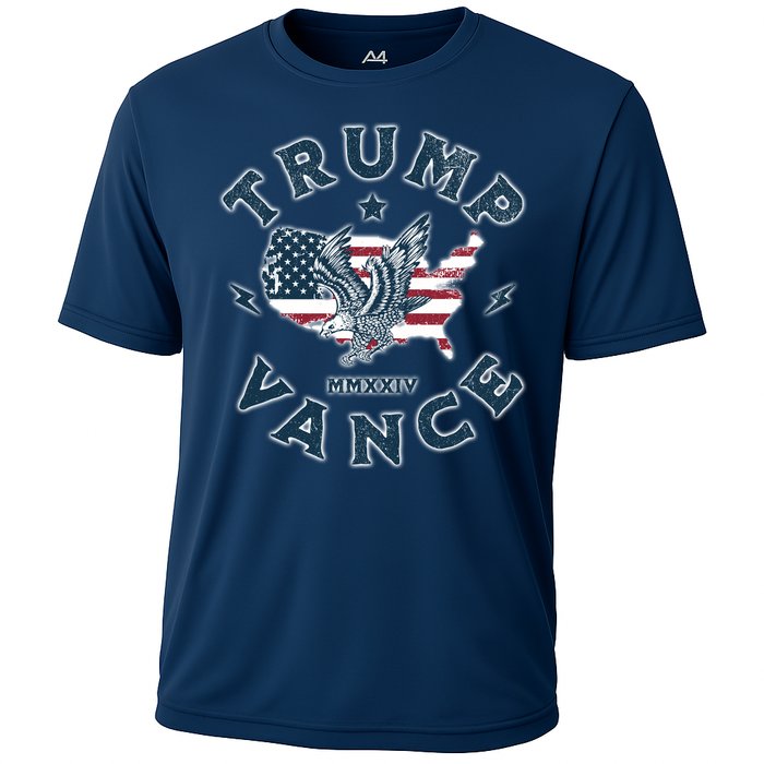 Vintage Trump Vance 2024 Campaign Cooling Performance Crew T-Shirt