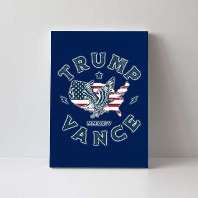 Vintage Trump Vance 2024 Campaign Canvas