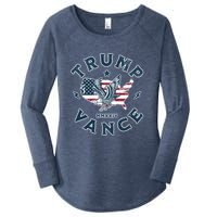 Vintage Trump Vance 2024 Campaign Women's Perfect Tri Tunic Long Sleeve Shirt