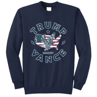 Vintage Trump Vance 2024 Campaign Tall Sweatshirt