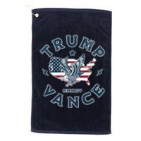 Vintage Trump Vance 2024 Campaign Platinum Collection Golf Towel