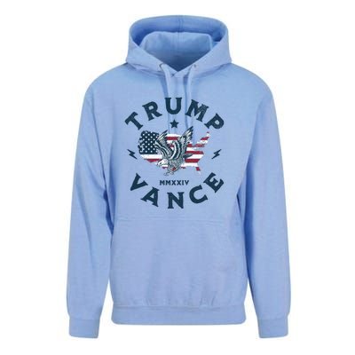 Vintage Trump Vance 2024 Campaign Unisex Surf Hoodie