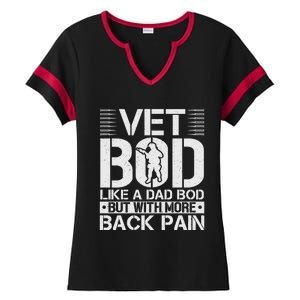 Veteran T  Vet Bod Like A Ladies Halftime Notch Neck Tee