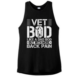 Veteran T  Vet Bod Like A Ladies PosiCharge Tri-Blend Wicking Tank