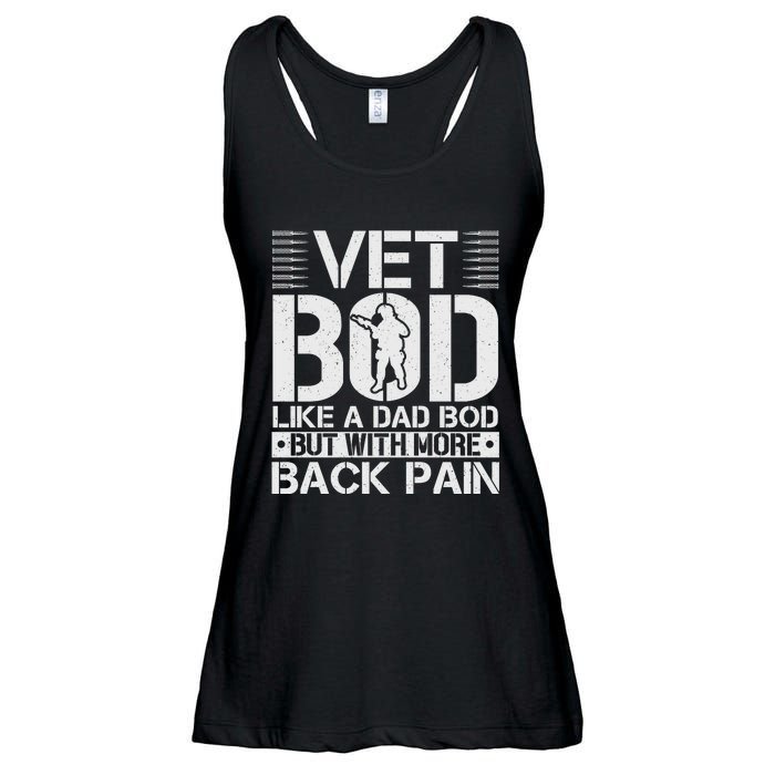 Veteran T  Vet Bod Like A Ladies Essential Flowy Tank