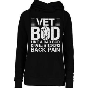 Veteran T  Vet Bod Like A Womens Funnel Neck Pullover Hood