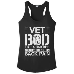 Veteran T  Vet Bod Like A Ladies PosiCharge Competitor Racerback Tank