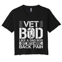 Veteran T  Vet Bod Like A Women's Crop Top Tee