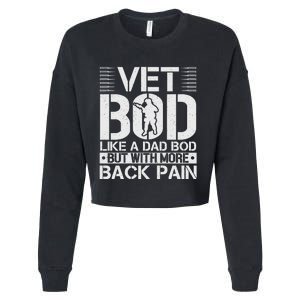 Veteran T  Vet Bod Like A Cropped Pullover Crew